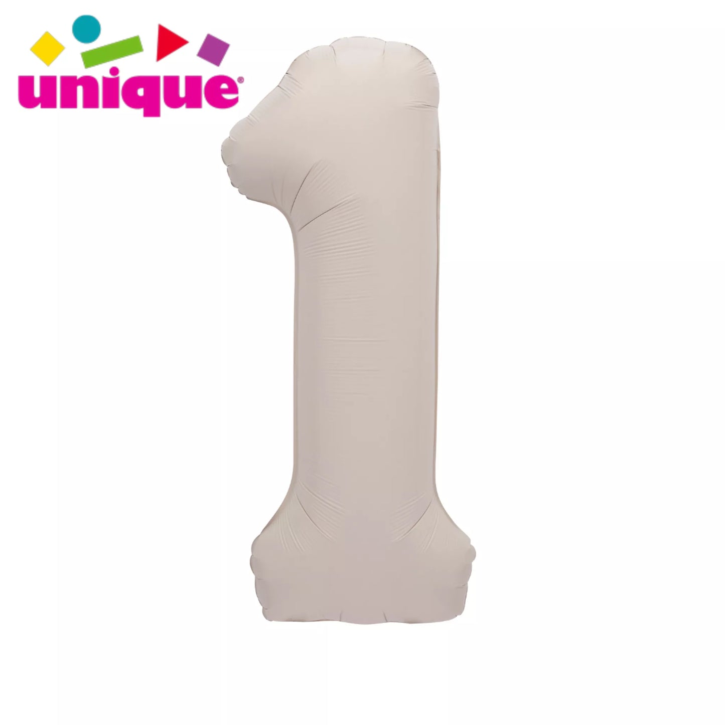 Unique 34" Foil Number 1 Matte Nude
