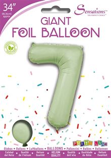 Sensations 34" Foil Number 7 Avocado Green