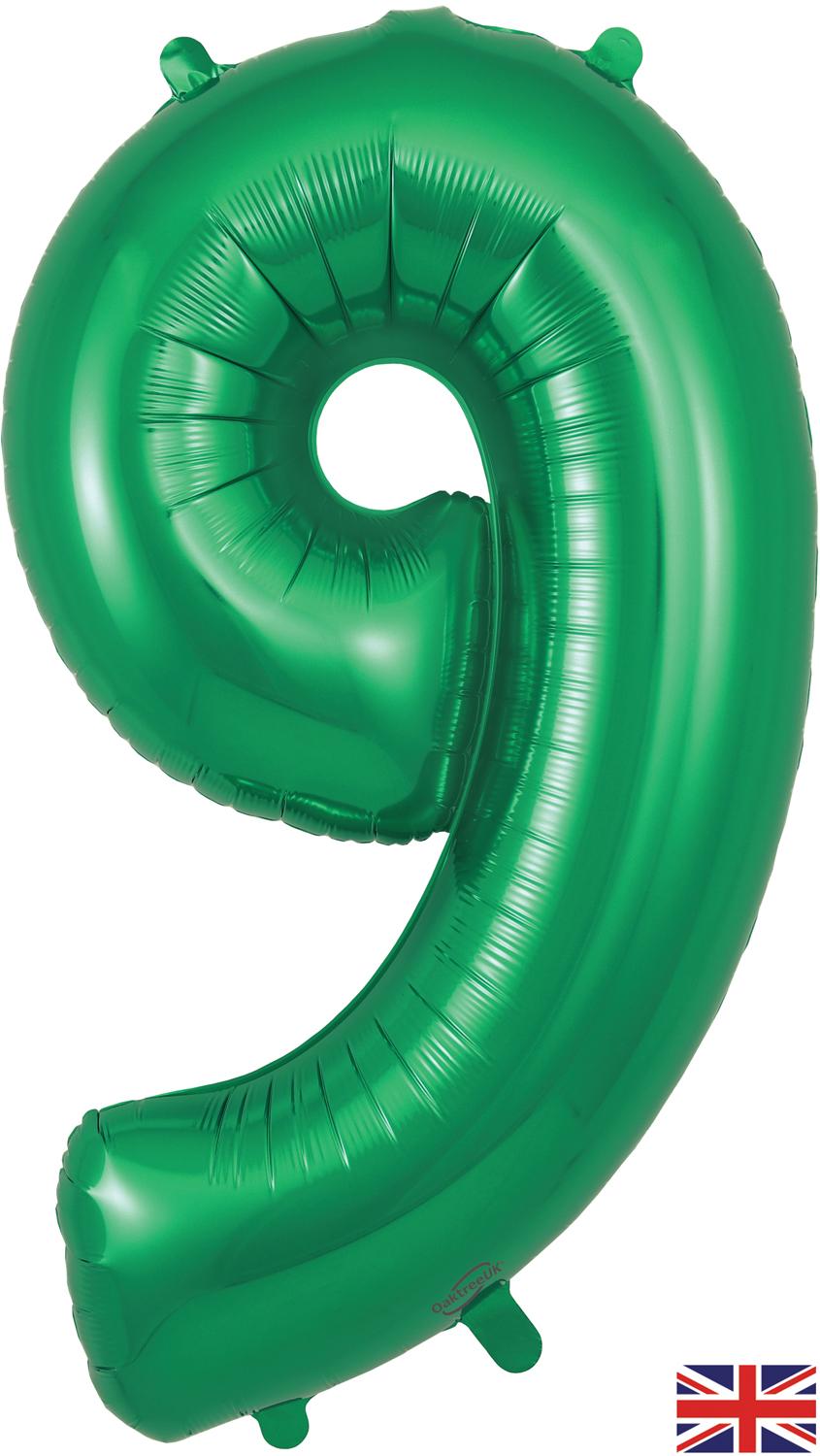 Oaktree 34" Foil Number 9 Green
