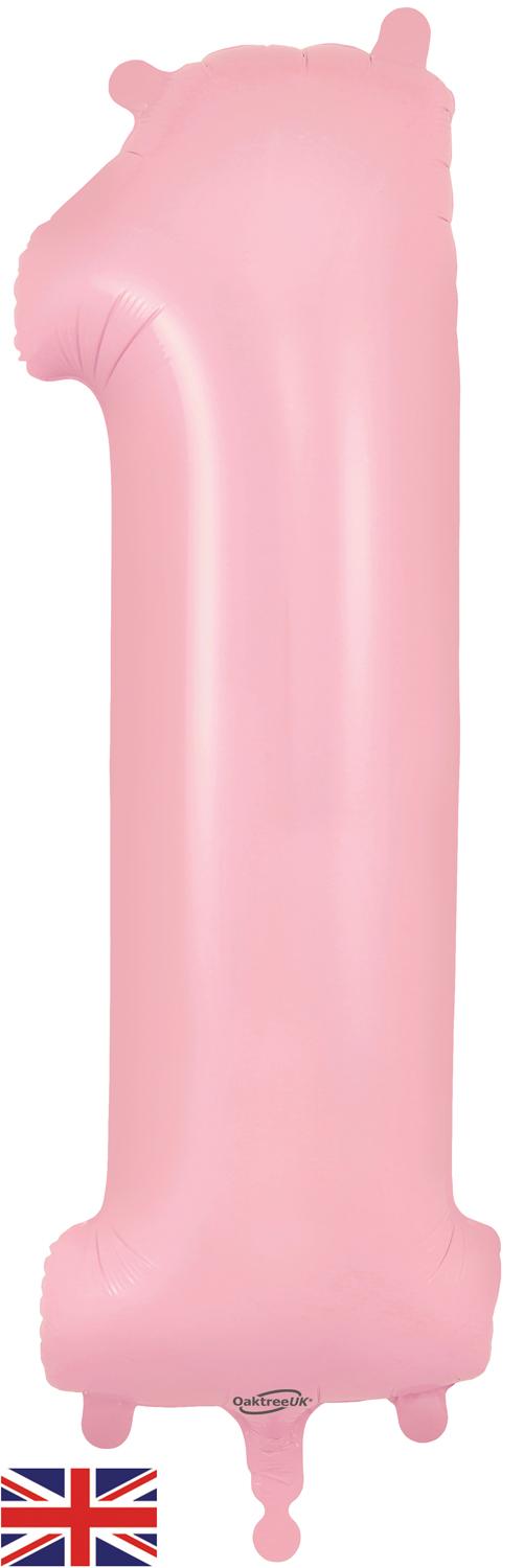 Oaktree 34" Foil Number 1 Matte Pink