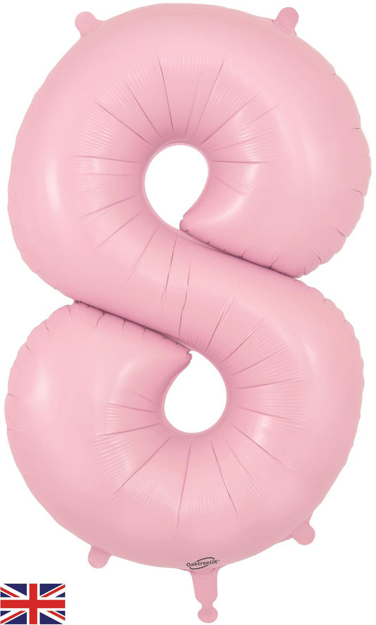 Oaktree 34" Foil Number 8 Matte Pink