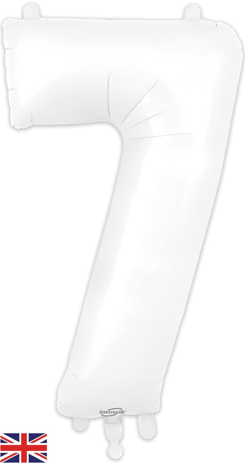 Oaktree 34" Foil Number 7 White