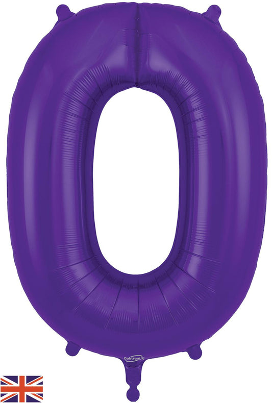 Oaktree 34" Foil Number 0 Purple