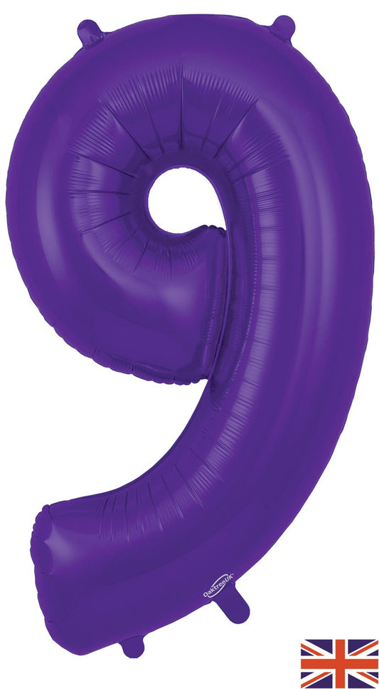 Oaktree 34" Foil Number 9 Purple