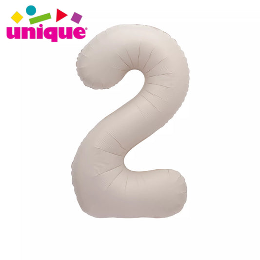 Unique 34" Foil Number 2 Matte Nude